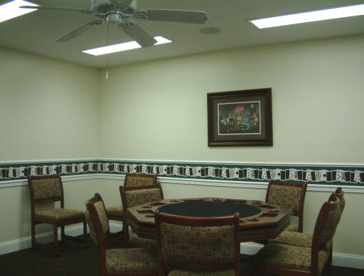 Playing cards at Pinelake Village.