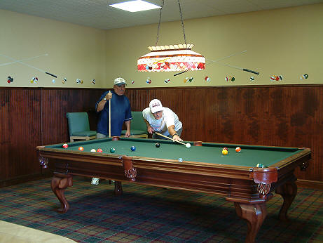 Anyone for billiards at Pinelake Village?
