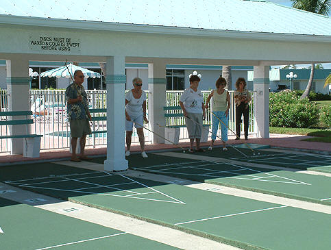 Shuffleboard anyone?  Have fun at Pinelake Village.